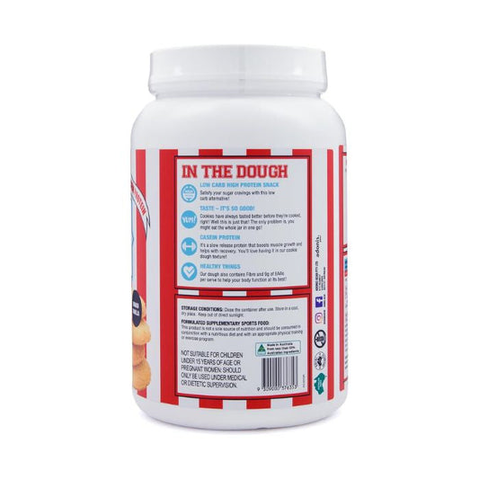 Adonis Gear Protein Cookie Dough Mango Vanilla, High Protein Low Carb Snack with Casein and EAAs, 1kg Adonis