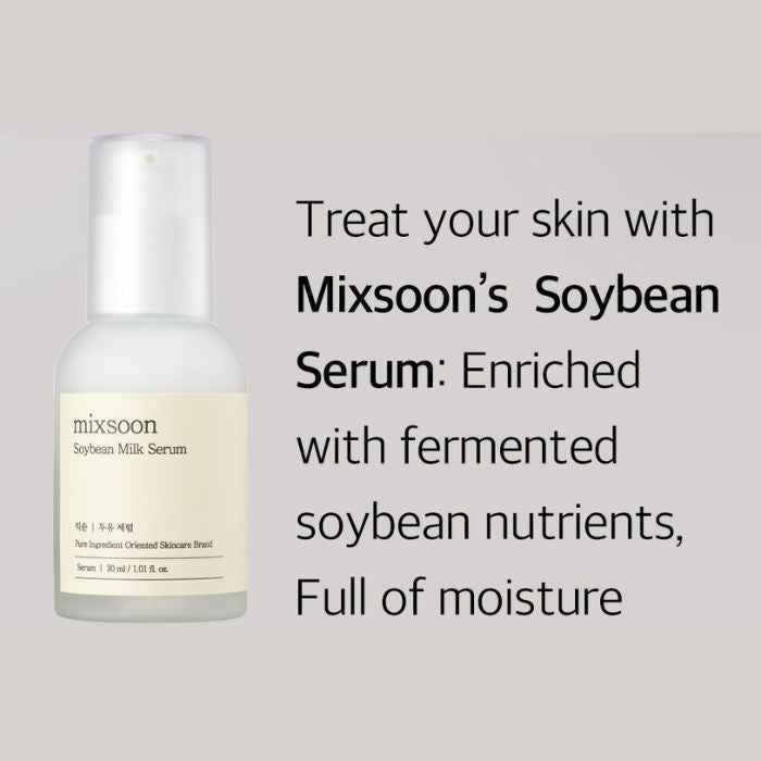 Mixsoon Soybean Milk Moisturizing and Soothing Serum for Skin Barrier, Oil-Water Balance - 50ml
