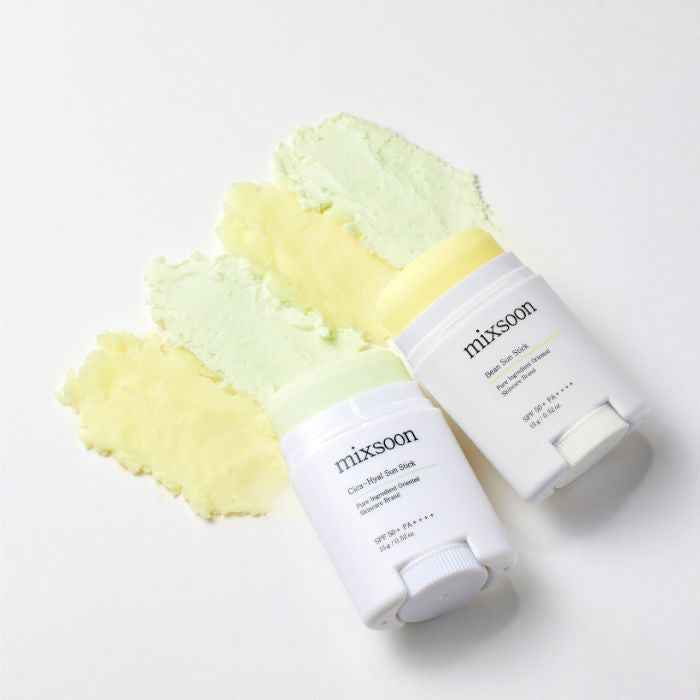 Mixsoon Bean Sun Stick (SPF50) Lightweight Matte Sun Protection with Fermented Plant Extracts - 15g