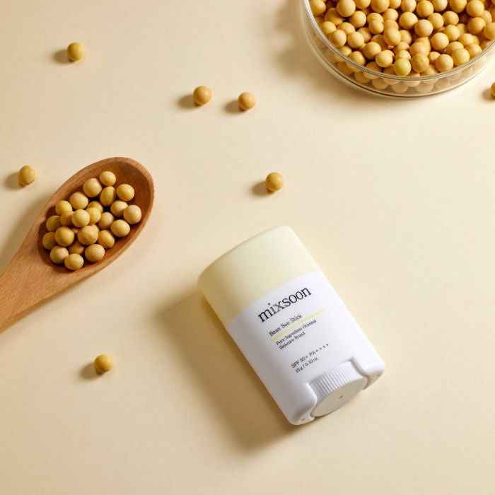 Mixsoon Bean Sun Stick (SPF50) Lightweight Matte Sun Protection with Fermented Plant Extracts - 15g