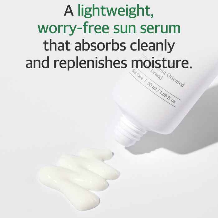 Mixsoon Bean Sun Serum (SPF50+) Lightweight Hydrating Protection with Fermented Soybean Extract - 50ml