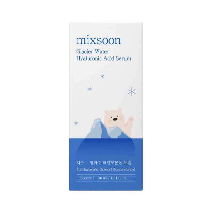 Mixsoon Glacier Water Hyaluronic Acid, Deep Hydration and Skin Barrier Strengthening Serum -30ml