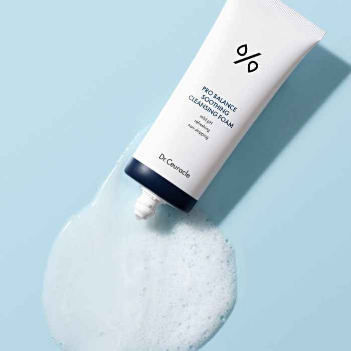 Dr. ceuracle pro balance soothing, mild ph gel-to-foam cleanser for sensitive skin - 150ml