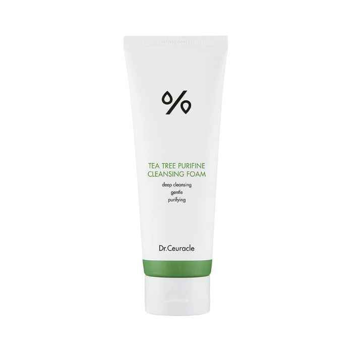 Dr. ceuracle tea tree purifine cleansing foam mild sub-acidic cleanser for sensitive skin 150ml