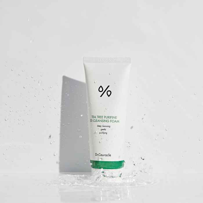 Dr. ceuracle tea tree purifine cleansing foam mild sub-acidic cleanser for sensitive skin 150ml