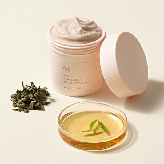 Dr. Ceuracle Vegan Kombucha Tea Sleep Mask, Overnight Hydration and Skin Renewal - 100g Dr. Ceuracle