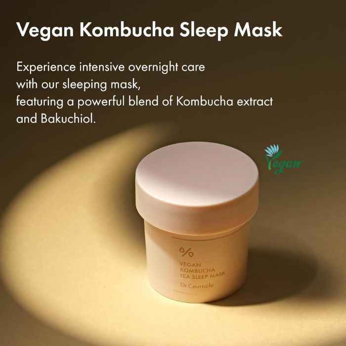 Dr. ceuracle vegan kombucha tea sleep mask, overnight hydration and skin renewal - 100g