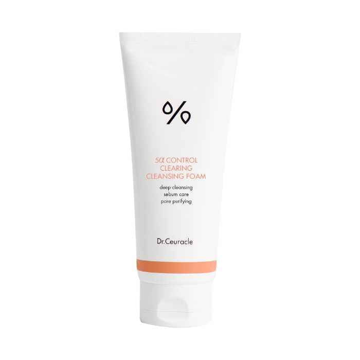 Dr. ceuracle 5a control clearing cleansing foam, salicylic acid acne deep cleanser - 200ml