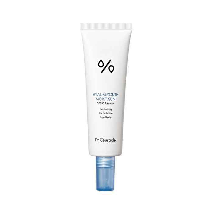Dr. ceuracle hyal reyouth moist sun (spf50+) hydrating sunscreen and uv protection 50ml