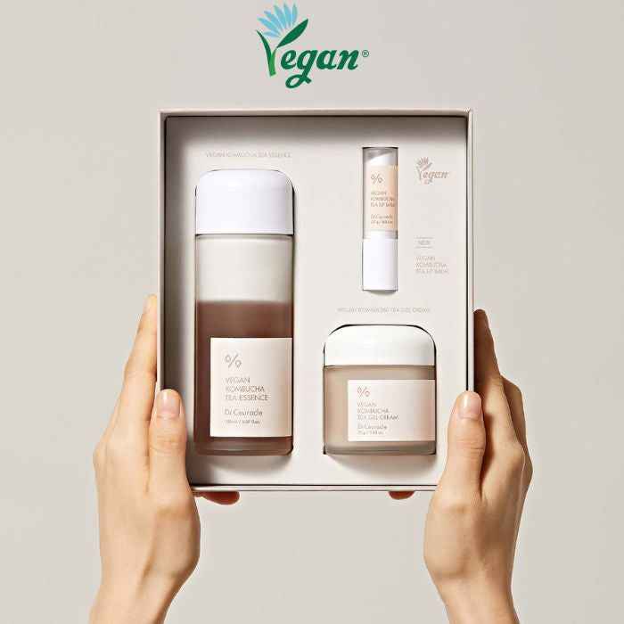 Dr. ceuracle vegan kombucha tea special set deep hydration and nourishing skincare kit