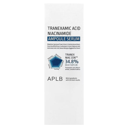 APLB, Tranexamic Acid Niacinamide Ampoule Serum , 1.35 fl oz (40 ml) APLB