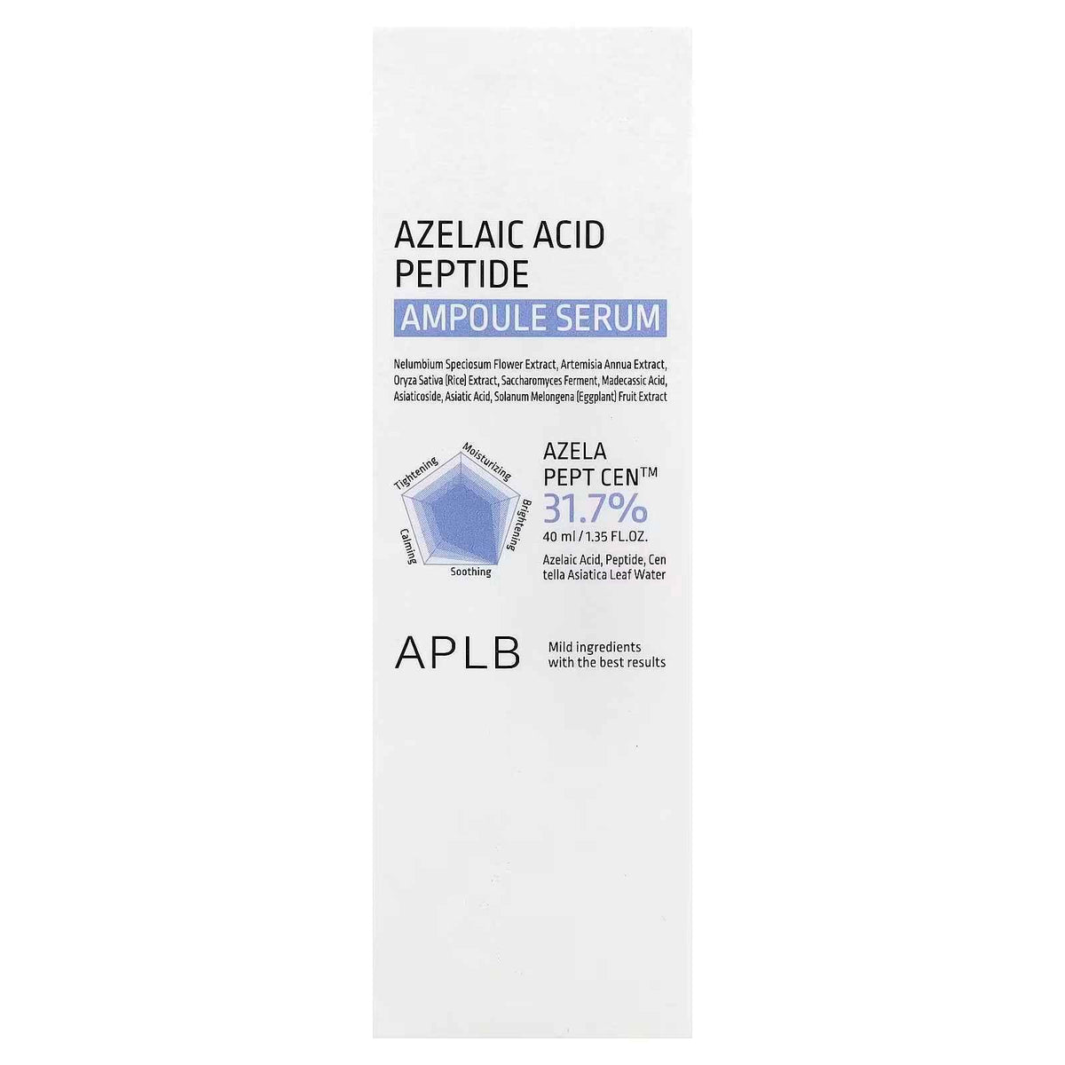 Aplb, azelaic acid peptide ampoule serum , 1.35 fl oz (40 ml)