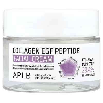 Aplb, collagen egf peptide facial cream, 1.86 fl oz (55 ml)