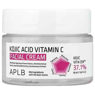 Aplb, kojic acid vitamin c facial cream , 1.86 fl oz (55 ml)