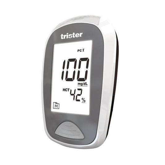 Trister 2 In 1 Blood Glucose + B -Ketone Monitoring System Model-TS 021BGK Trister