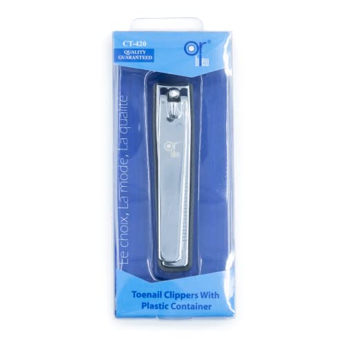 Or Bleu Toenail Clippers with Plastic Container CT-420