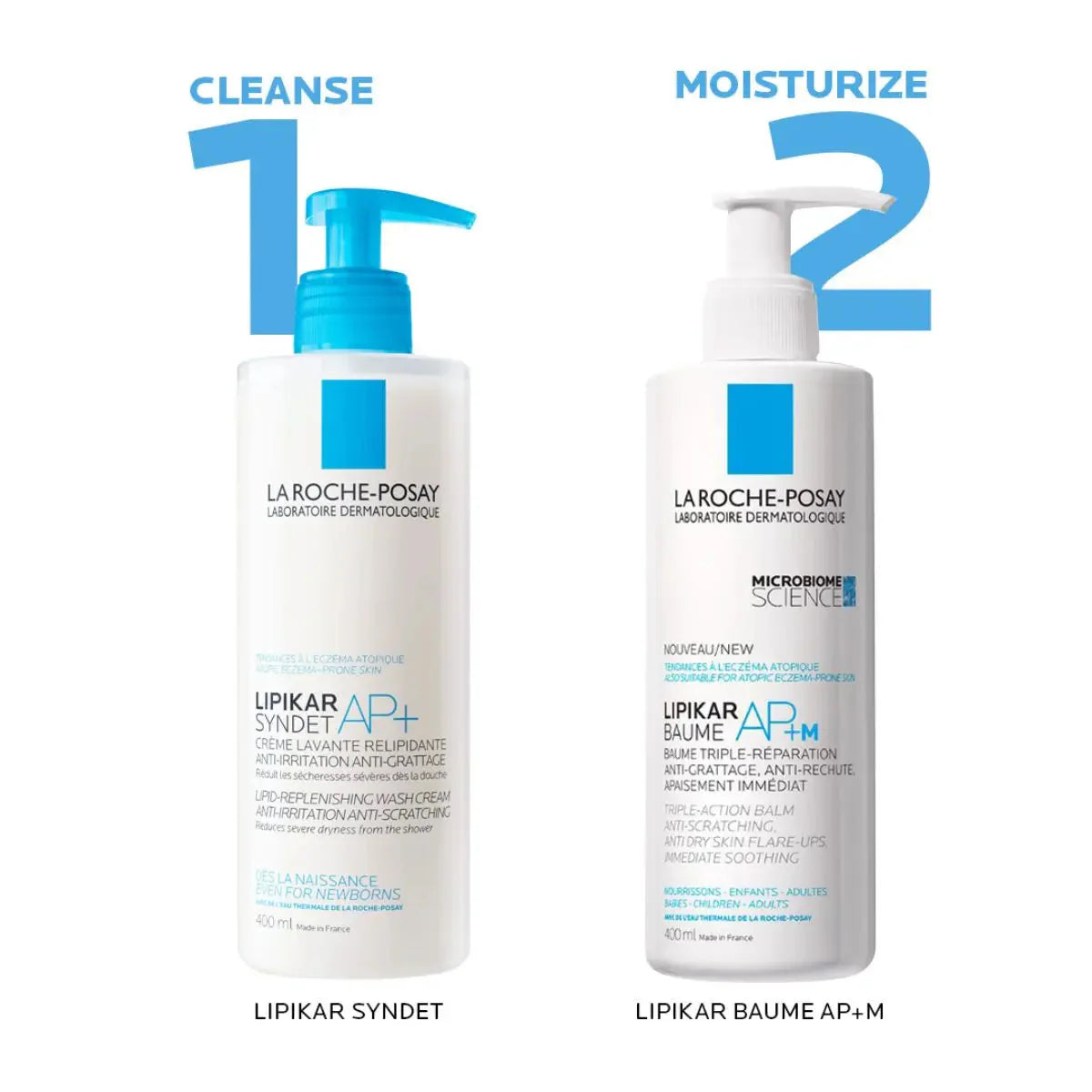 La Roche-Posay Lipikar Baume Ap+M Moisturizer For Atopic Eczema & Allergy-Prone Skin 400ML La Roche-Posay