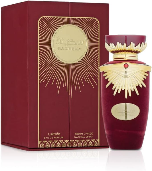 Lattafa Sakeena Eau De Parfum Spray 3.4 Ounce (Unisex) - 100ml Lattafa