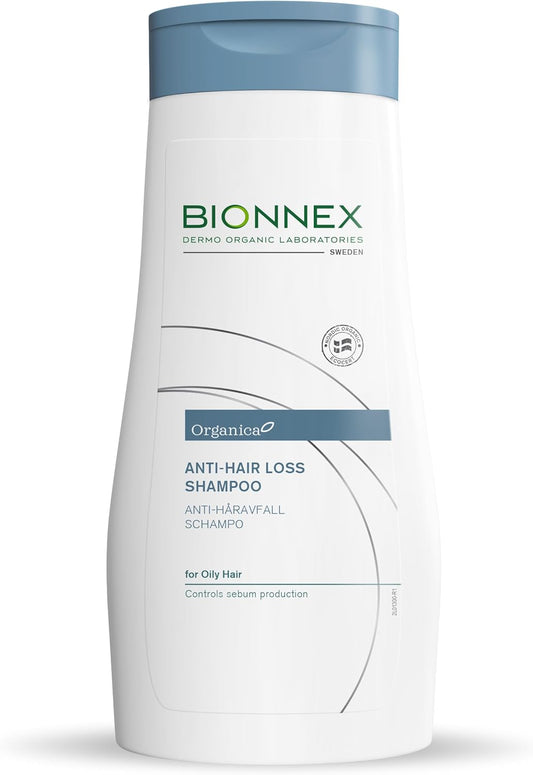 Bionnex Organica Anti-Hair Loss Shampoo for Oily Scalp with 25 Natural Plant & Sea Extracts, Vitamins & Minerals – 300ml Bionnex