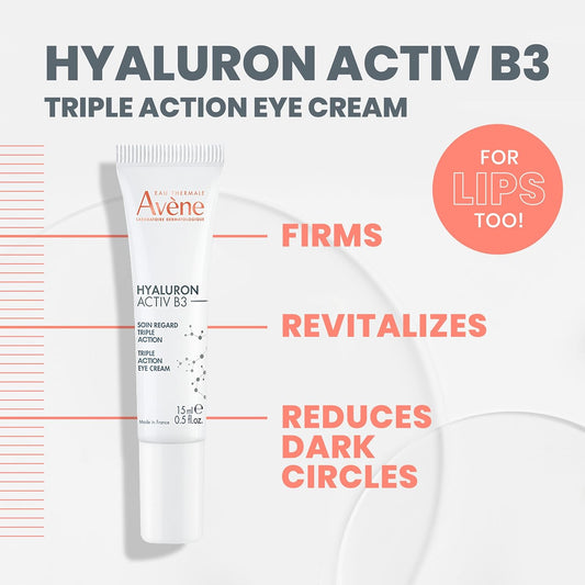 Avene Hyaluron Activ B3 Triple Correction Eye Cream - 15ml Avene