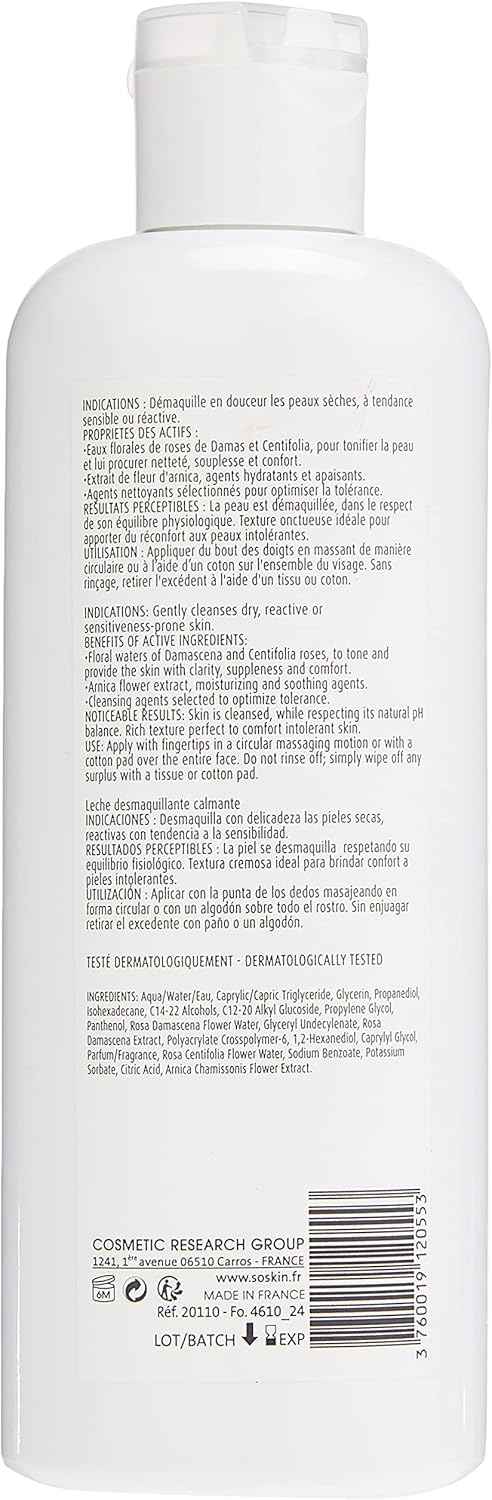 Soskin R+ Soothing Cleansing Milk - 250ml