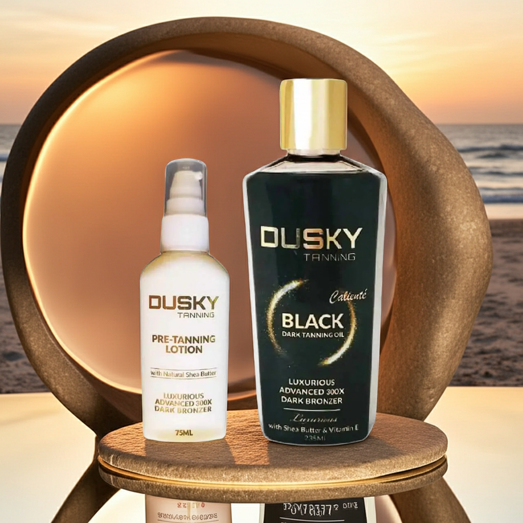 Searene Dusky Black Dark Tanning Oil + Tan Booster – Deep Golden Tan in 1 Day Searene Dusky
