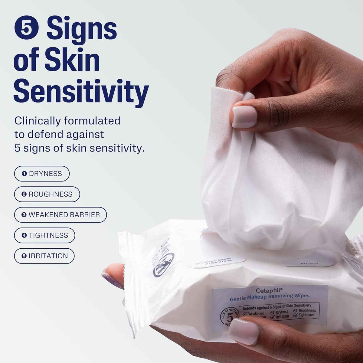 Cetaphil gentle makeup removing wipes - 25 towelettes