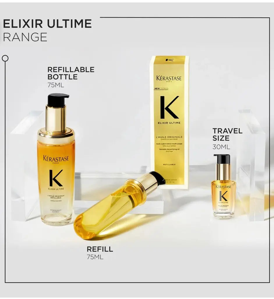 KERASTASE Elixir Ultime L'Huile Originale Refillable Hair Oil 75ml KERASTASE