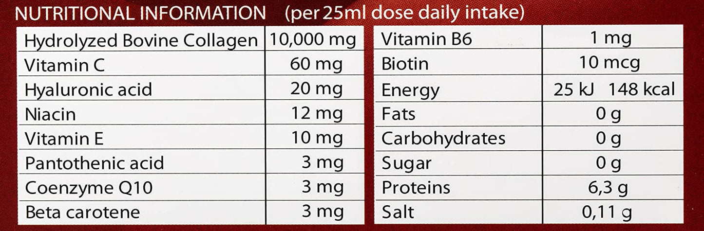 Sunshine Nutrition Platinum Collagen Derma Shots 20's x 25ml