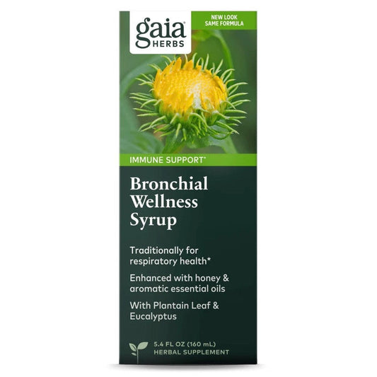 Gaia Herbs Bronchial Wellness Herbal Syrup 5.4 Oz - 160 ml Gaia Herbs