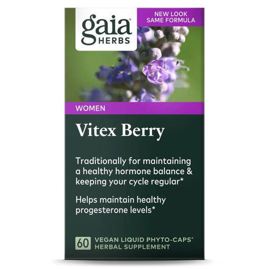 Gaia Herbs Vitex Berry Women's Health Support - 60 Capsules Gaia Herbs