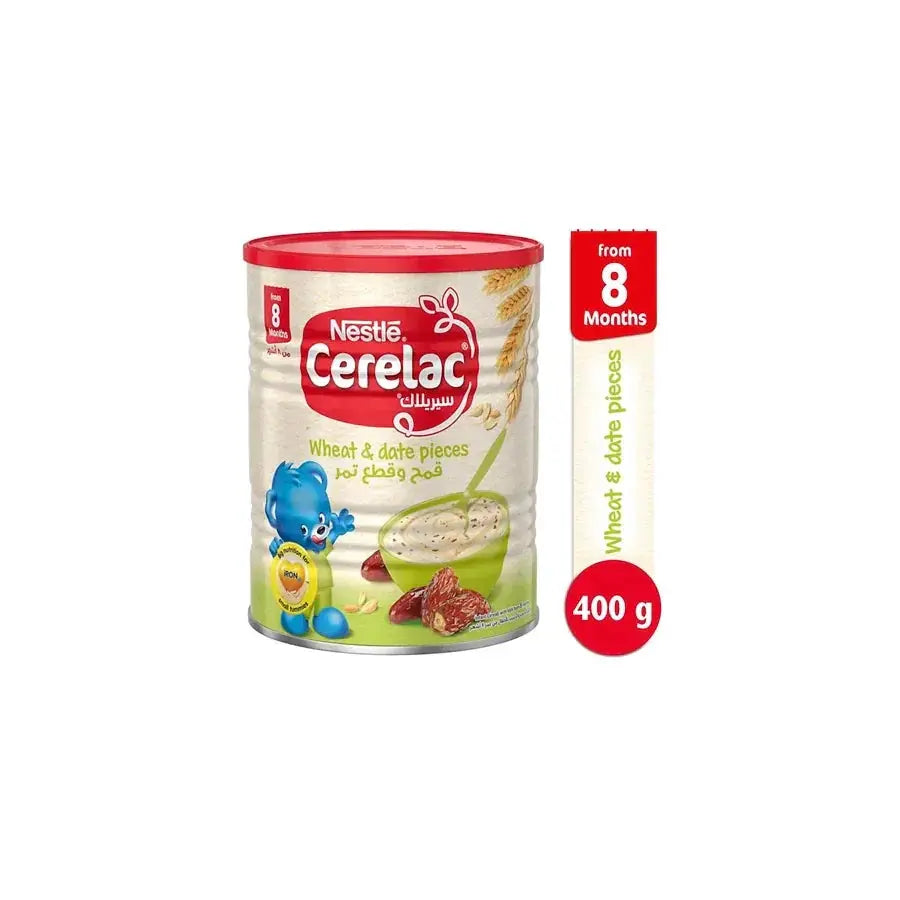Nestle Cerelac Wheat & Date Pieces 400g from 8 months Nestle