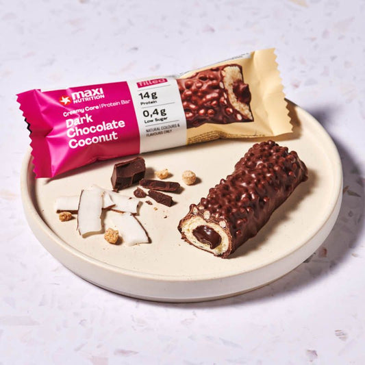 Maxi Nutrition Bar Dark Chocolate & Coconut 45G - Box of 12pcs Maxi Nutrition