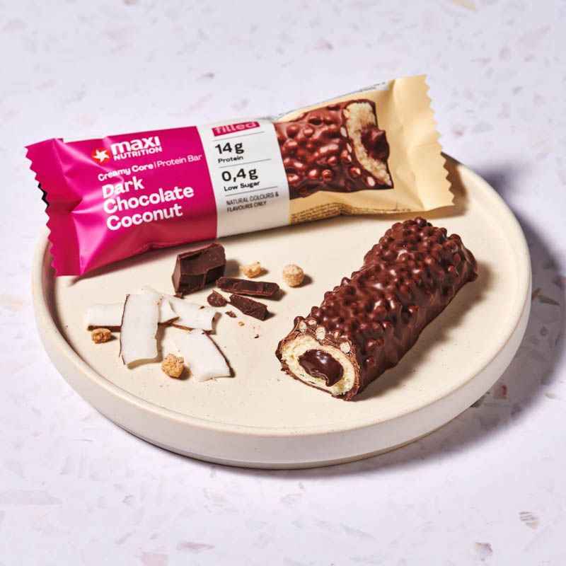 Maxi Nutrition Bar Dark Chocolate & Coconut 45G - Box of 12pcs