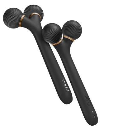 Geske SmartAppGuided 4-in-1 Sonic Facial Roller In Gray Color For Firm & Radiant Skin geske