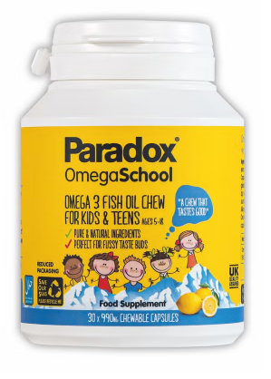 Paradox Omega School Kids Chewable Capsules, Pack of 30's paradox