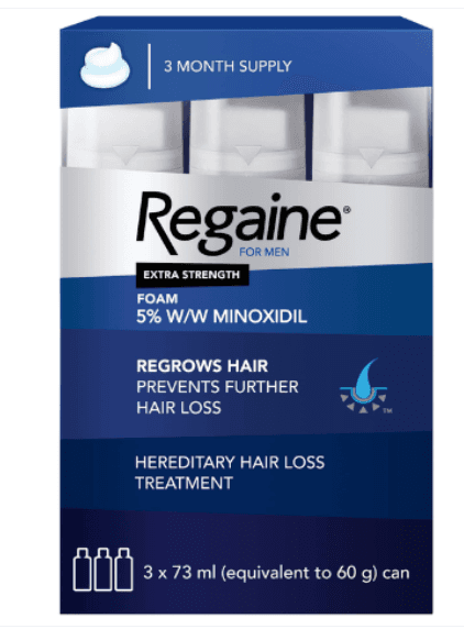Regaine Regaine For Men 5% Hair Regrowth Foam 73ml - 3 Pack - Image 5