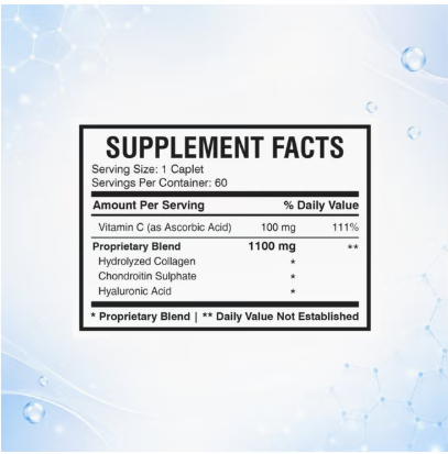 AMS Collacaps Collagen & Vitamin C, 60 Coated Caplets