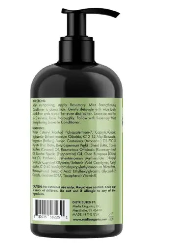 Mielle Rosemary Mint Hair Strengthening Conditioner With Biotin For All Hair Types 355ml Mielle