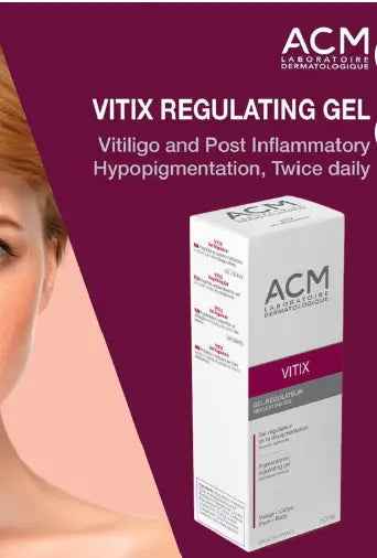Acm vitix pigmentation regulating gel for face & body 50ml
