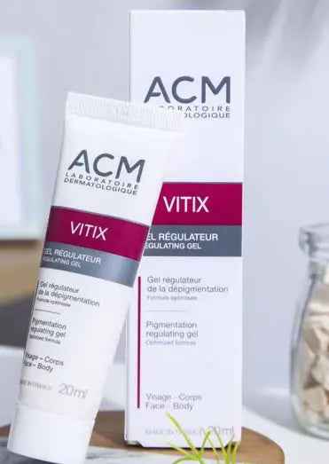 Acm vitix pigmentation regulating gel for face & body 50ml