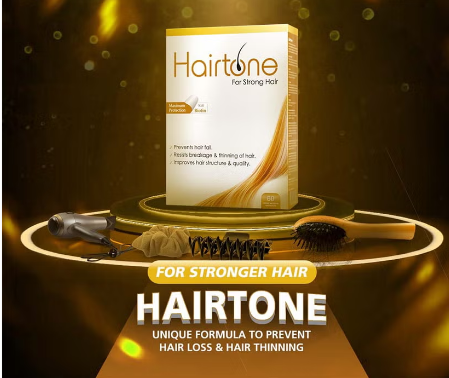 Eva Pharma Hairtone Capsules With Biotin For Strong Hair, Pack of 60's