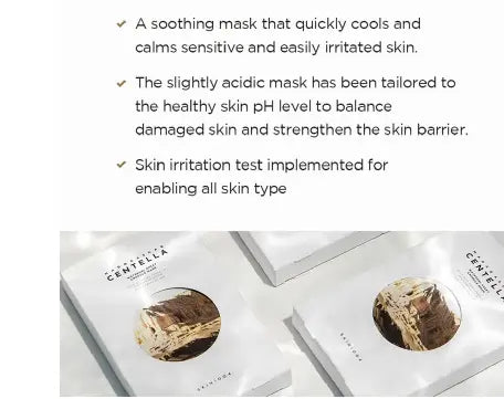 Skin1004 Madagascar Centella Watergel Sheet Ampoule Facial Mask, Pack of 25ml x 5's Skin1004