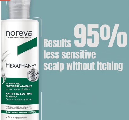 Noreva Hexaphane Fortifying-Soothing Shampoo 250ml