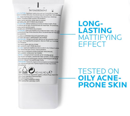 La Roche-Posay Effaclar MAT Mattifying Face Moisturizer For Oily Skin 40ml La roche posay LRP