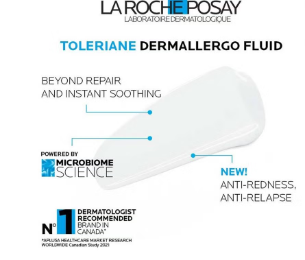 La Roche-Posay Toleriane Dermallergo Fluide Face Moisturizer For Sensitive Skin 40ml La Roche Posay