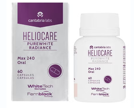 Heliocare Purewhite Radiance Max 240 Oral Capsules With White Tech Complex, Pack of 60's Heliocare