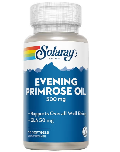 Solaray Evening Primrose Oil 500mg Softgels, Pack of 90's