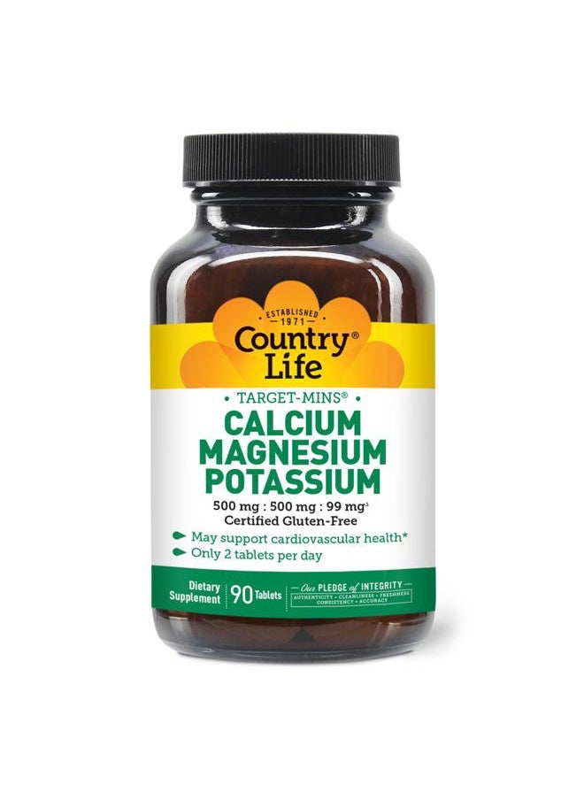 Calcium-Magnesium-Potassium - 90 Tablets
