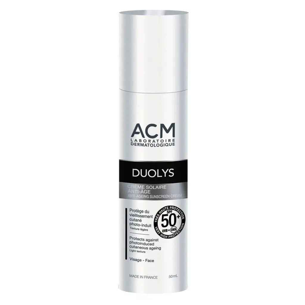 Acm duolys anti-ageing facial sunscreen spf50+ with uva/uvb protection 50ml